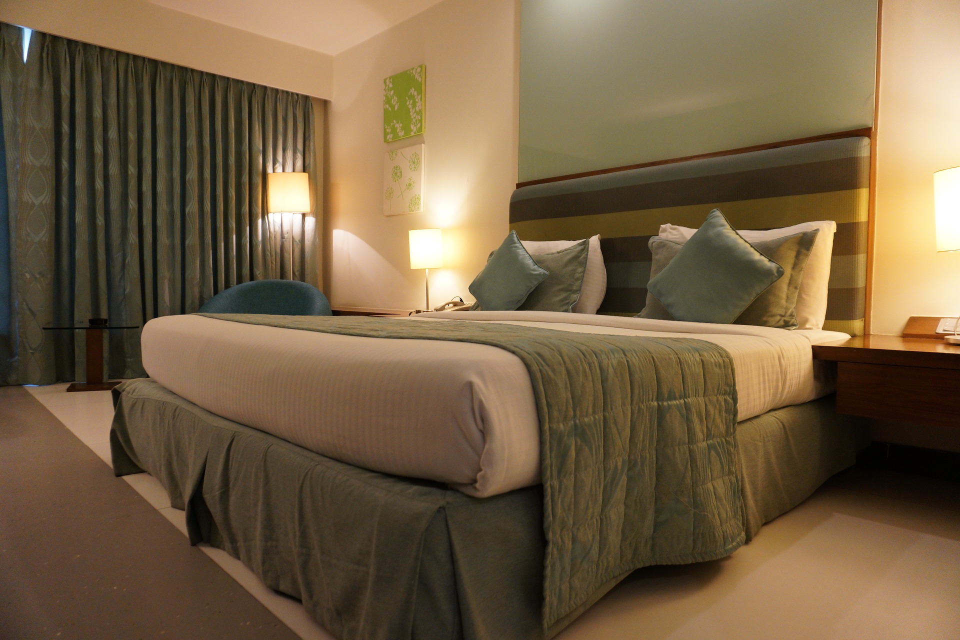 Hotel Hotelzimmer Doppelbett